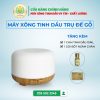 máy xông tinh dầu trụ đế gỗ