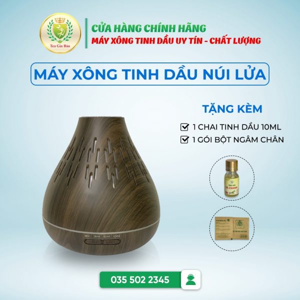 máy xông tinh dầu núi lửa